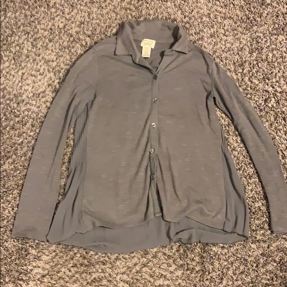 Button Up Long Sleeved Shirt